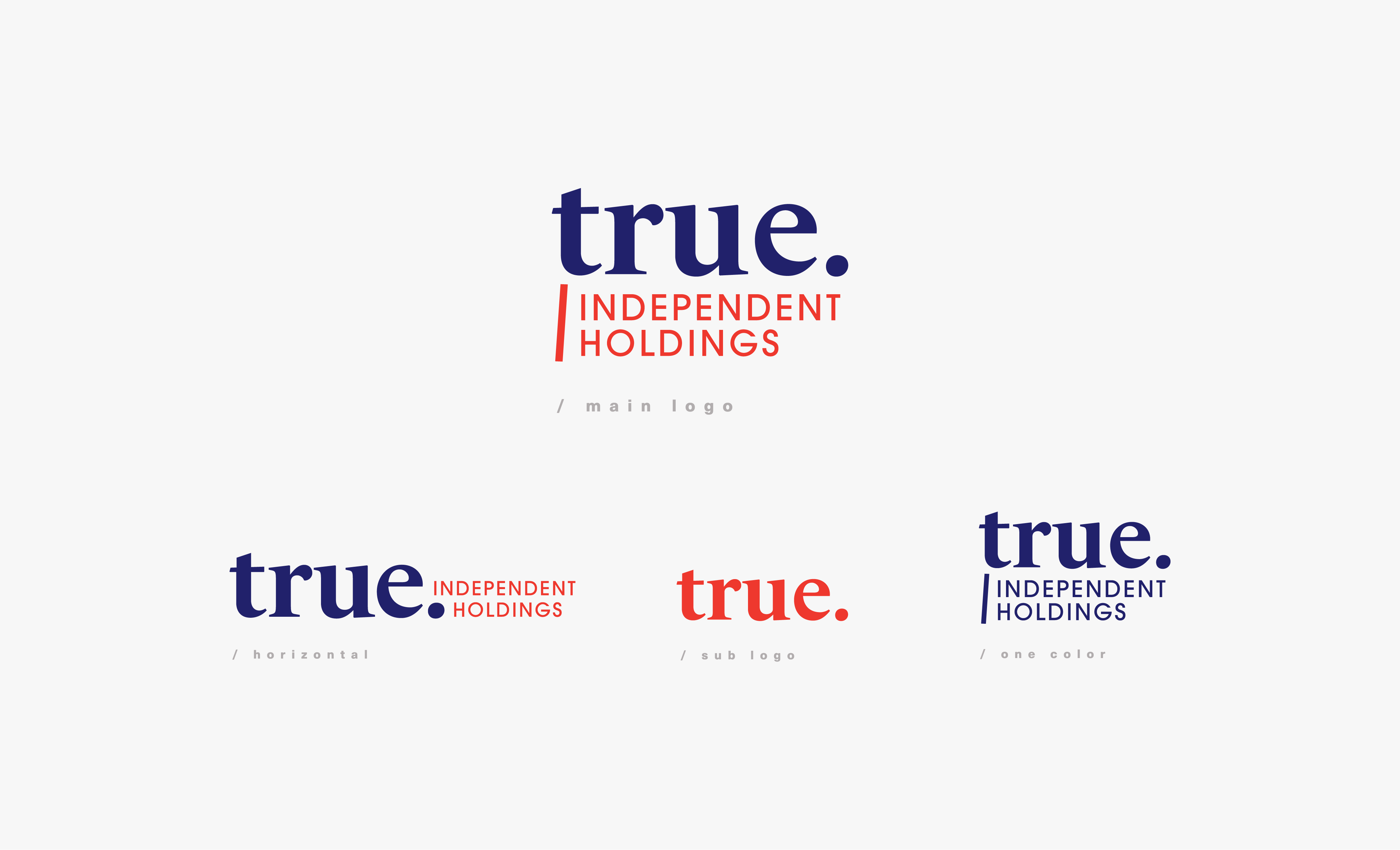 True Independent Holdings Logo Variations